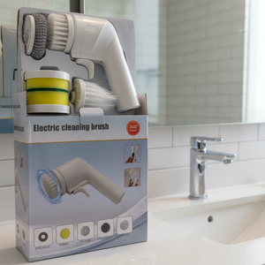 Electric Cleaning Brush With Multiple Attachments