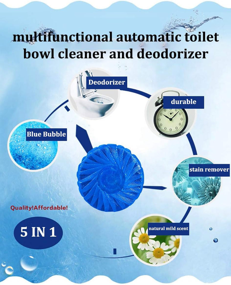 Eco-Friendly Toilet Bowl Cleaner & Deodorizer Tablets (10pcs) –
