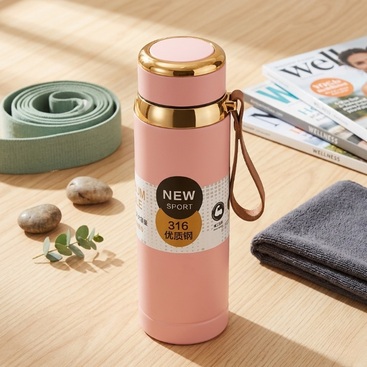 1000ml Matte Stainless Steel Bottle