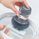 Kitchen Soap Dispensing Palm Brush
