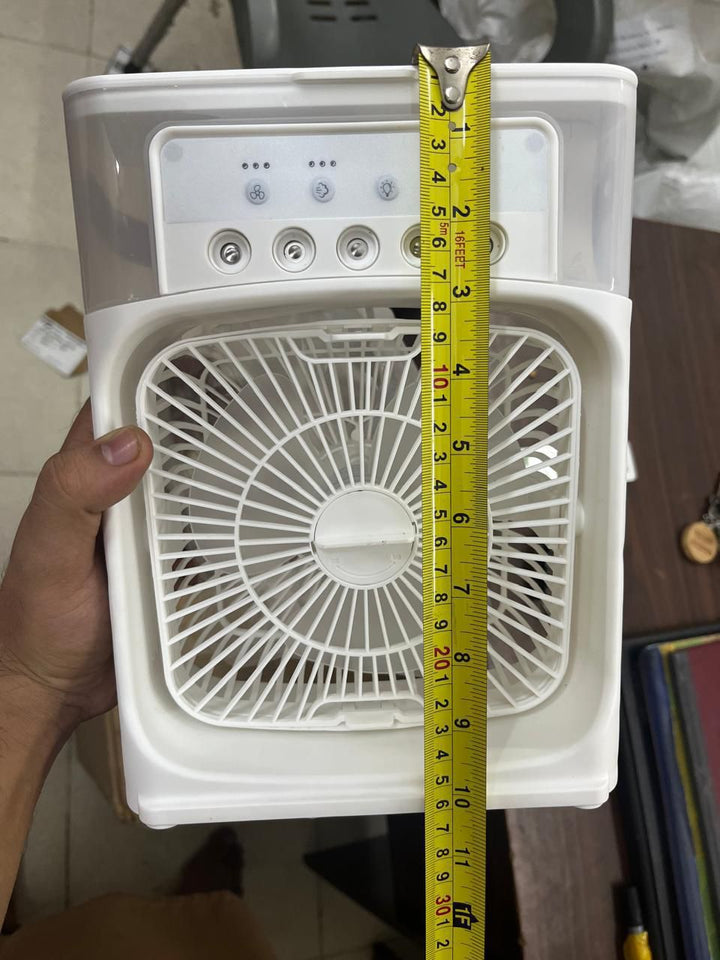 10-Inch Desktop Water Mist Fan – Portable Humidifier Air Cooler with