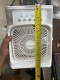 10-Inch Desktop Water Mist Fan – Portable Humidifier Air Cooler with