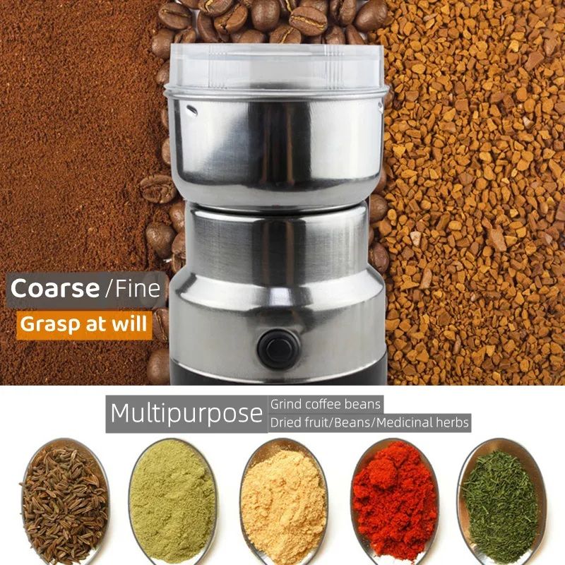 Mini Electric Grinder Stainless Steel Coffee Grinder For Coffee beans