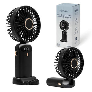 Digital Display Portable Mini Fan – 5-in-1 Multipurpose USB-C