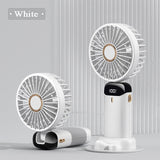 Digital Display Portable Mini Fan – 5-in-1 Multipurpose USB-C