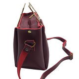 Maroon Elegant Cat Handle Handbag for Girls & Ladies